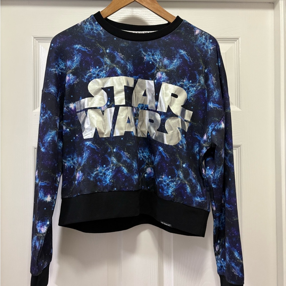Disney Parks “Star Wars” Millennium Falcon Crop Sweatshirt by Her Universe